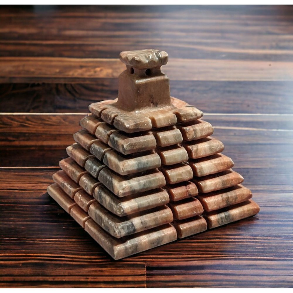Hand Carved Stone Pyramid